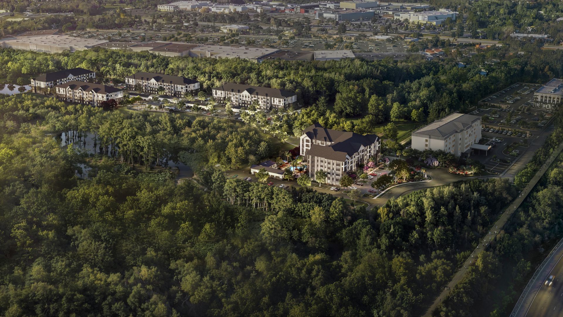 Modern living naturally connected to Tampa