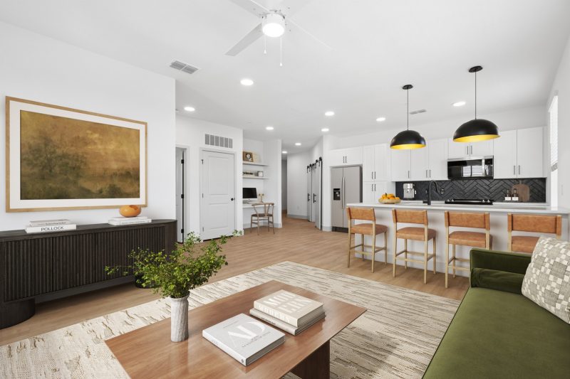 Seamless living and dining areas crafted for everyday living