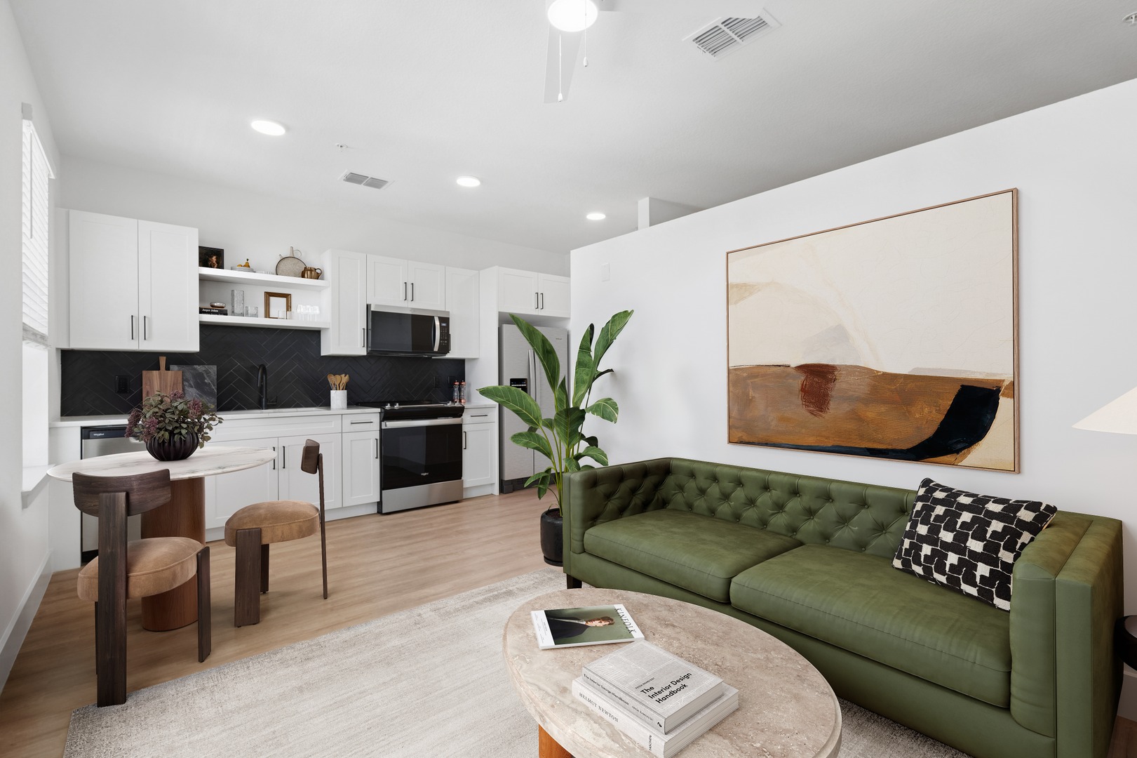 Smart studio living with style and flexibility
